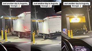 Vodič nákladného auta dostal hlad a tak šiel s vozidlom do drive-inu McDonald's