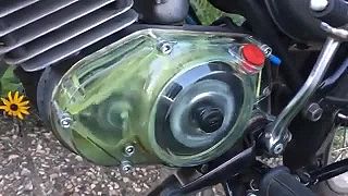 Transparentný kryt motora motorky Simson S51