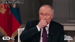 Ruský prezident Vladimir Putin a Tucker Carlson [CZ dabing]