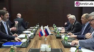 Exkluzívne zábery z rokovania Juraja Blanára a Sergeja Lavrova