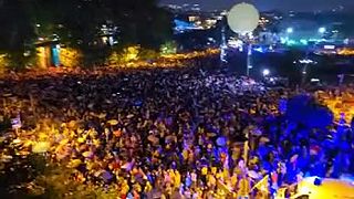 Obrovský protiruský protest v Tbilisi