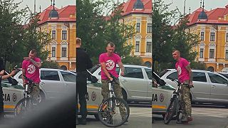 video Legendy slovenského internetu - cyklistu pod vplyvom zastavila hliadka