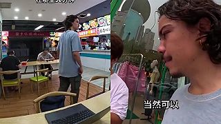 video V Číne nechal notebook bez dozoru a čakal, kedy mu ho niekto ukradne