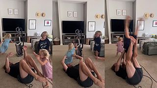 video Otecko si aj trochu zacvičí, aj deti zabaví!