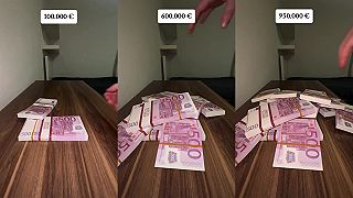 video Koľko je 1 000 000 € v bankovkách?