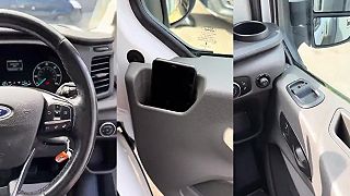 video A aký zmysel má táto odkladacia plocha vo Forde Transit?