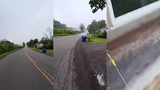 video Videla prichádzať lejak