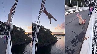 video Ten skok do vody ti nejak nevyšiel