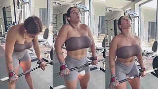 video O toto sa ti jedná, ty tam nechodíš cvičiť, ale pozerať sa!