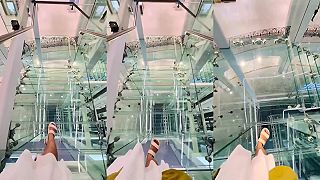 video Schodište zo skla nie je pre každého