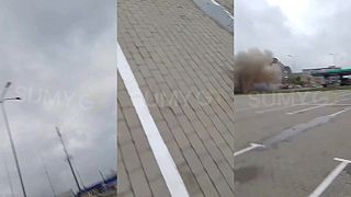 video Útok Shahedu na civilistov v Sumy