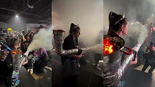 video Na koncerte zapli generátor marihuanového dymu, veštci boli ako lečo