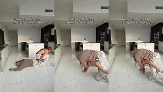 video Táto žena bez problémov na chrbte odnesie muža v bezvedomí