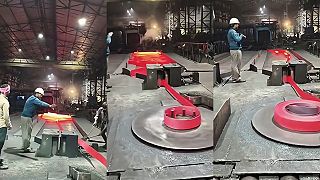 video Výroba kotúčov plechu v oceliarňach