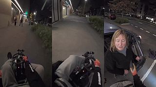 video Aspoň, že bol slušný a ospravedlnil sa (na motokáre po chodníku)