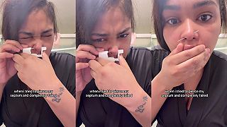 video Chcela si piercing do nosa urobiť sama, trošku to však POKAŠĽALA
