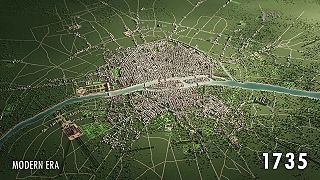 video Evolúcia Paríža od roku 300 pred Kristom až po rok 2025