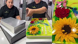 video Nádherná želatínová narodeninová torta pre mamu