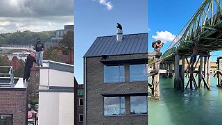 video Naozaj bláznivé a nebezpečné parkourové kúsky