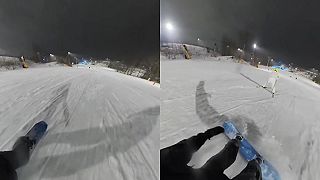 video Chystáte sa na svah? Bielu kombinézu si určite nekupujte!