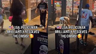 video Policajti excelentne vyriešili situáciu