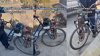 video V Trebišove majú elektrobicykle v pi.. (klasiky sk internetu)