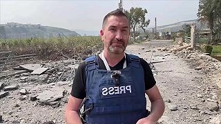 video Britského vojnového reportéra v Libanone takmer roztrhalo na kusy