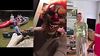 video Keď sa plašenie celkom vydarí