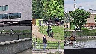video Ako donáškar na elektrike policajta na motorke prevetral