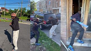 video Na ulici sa pobili starí gangstríci, každý z nich mal bejzbalovú pálku (KRV)