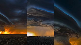 video Vidieť supercelu počas západu slnka je neuveriteľný zážitok (Nebraska, USA)