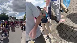 video Penzista spôsobil na cyklistických pretekoch v Nemecku drsnú nehodu