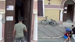video Marocký imigrant napadol talianskeho policajta a udrel ho do tváre