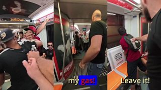 video Vreckári dostali v rímskom metre príučku, youtuberi použili aj obranný sprej!