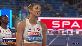 video Ema Zapletalová 400M Prekážky ME 2026 (Finále)