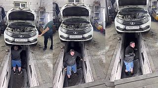 video Hodím mu tam jednu petardičku (v servise)
