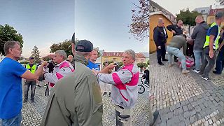 video Matovič provokuje a prenasleduje muža, ktorý sa s ním nechce baviť