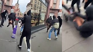 video Protestujúci „Francúz” si omylom počas rabovačky zapálil nohavice