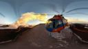 360° panoramatické video sopiek z helikoptéry