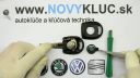 Demontáž auto kľuč VW, SKODA, SEAT, AUDI so svetlom