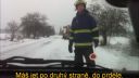 video Český hasič agresor