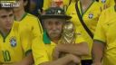 Brazílsky fanúšik v smútku