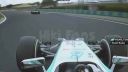 Hamiltonov mercedes v plameňoch