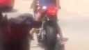 Zuzanka prvýkrát na motorke