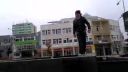 Kolobežkári v Senici Námestie Slobody - parkour