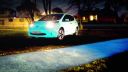 Svietiaci elektromobil Nissan Leaf