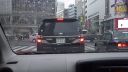 Krizovatka Shibuya z auta