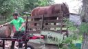 video Štiepačka na konský pohon