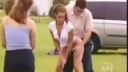 Sexy golfova studentka