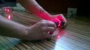 Test 400mW červeného lasera